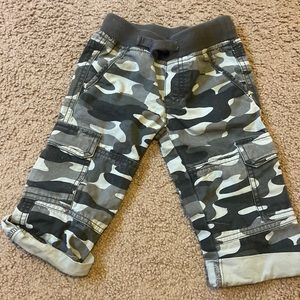 Boys camo cargo pants